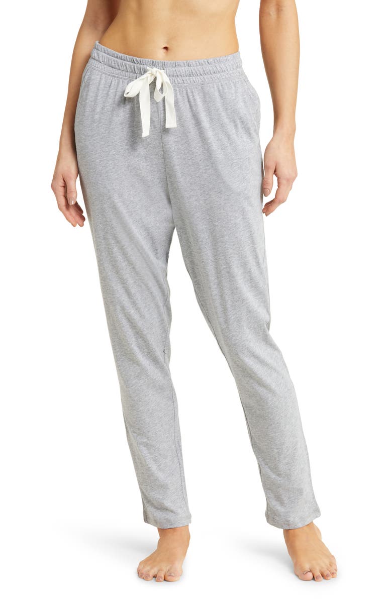 Papinelle Jada Organic Cotton Knit Pajama Pants, Main, color, 