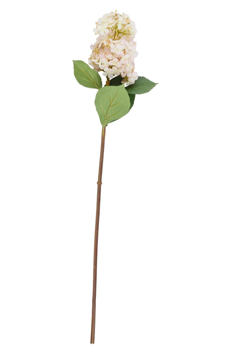 SONOMA SAGE HOME Set of Eight Pink Hydrangea Artificial Flowers, Alternate, color, Pink