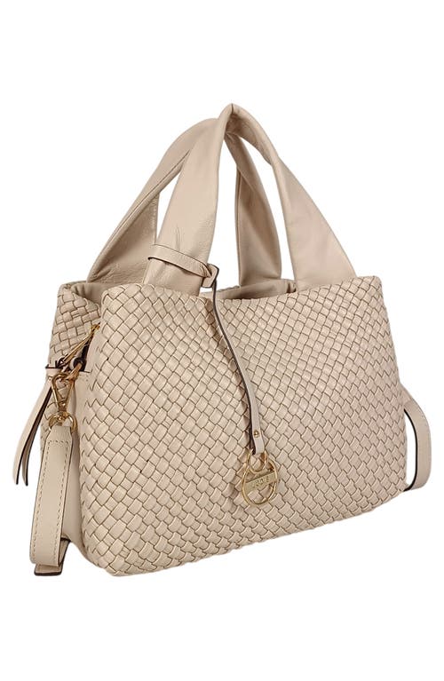 Lodis Eleanor Woven Crossbody Bag In Brown