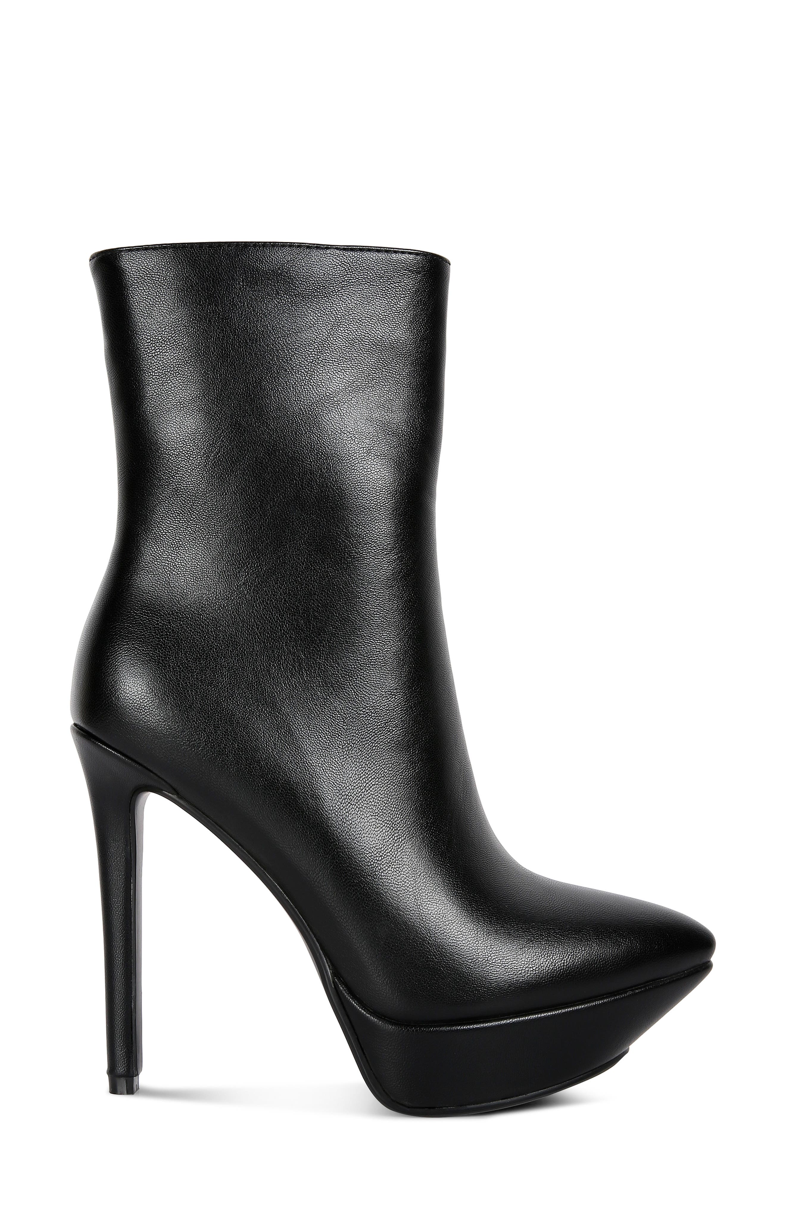 Rag & Co Magna Platform Bootie, Alternate, color, Black