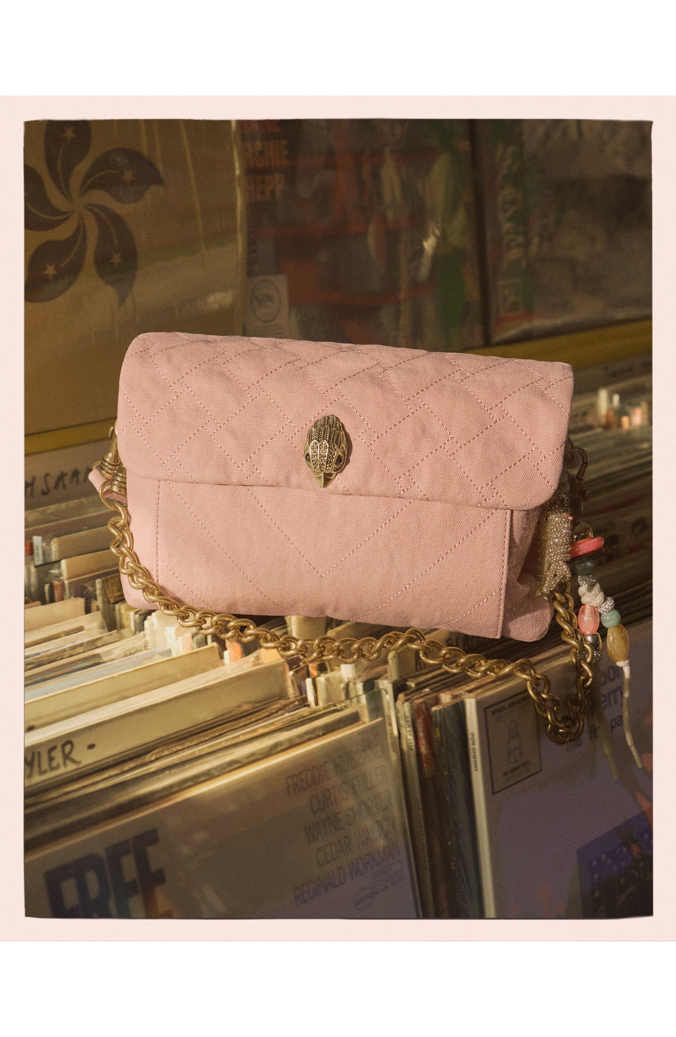 Celia Canvas Shoulder Bag, Alternate, color, LIGHT/ PASTEL PINK