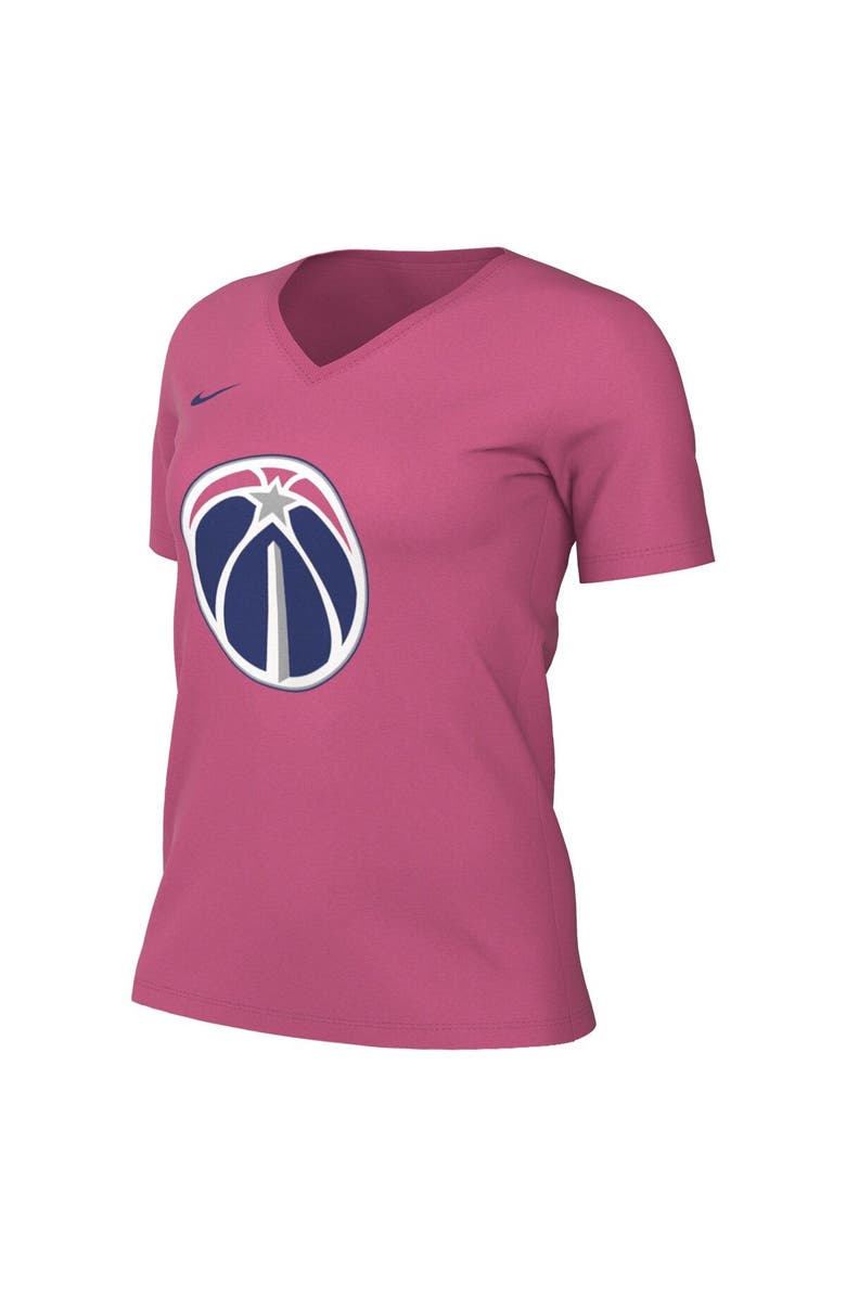 Nike Women's Nike Pink Washington Wizards 2022/23 City Edition Essential V-Neck T-Shirt, Alternate, color, 