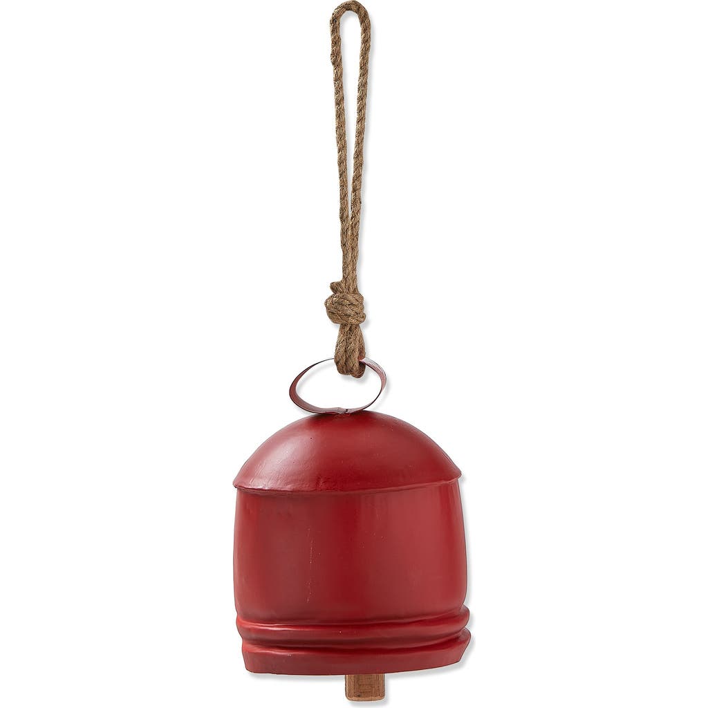 Tag Classic Artisan Xl Red Iron Bell Holiday Decorative Object In Red