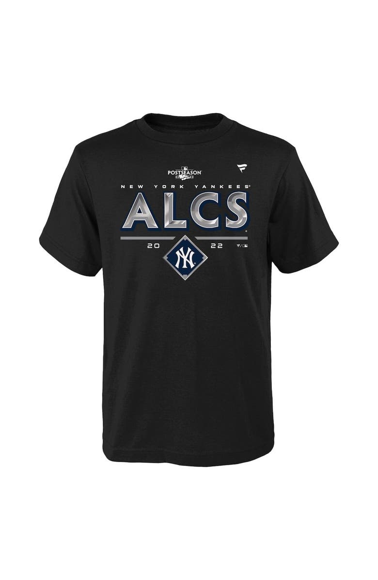 FANATICS Youth Fanatics Black New York Yankees 2022 Division Series Winner Locker Room T-Shirt, Alternate, color, Black