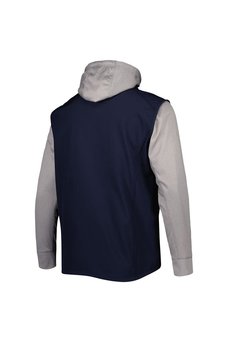 Men's Dunbrooke Navy/Heather Gray New York Yankees Alpha Full-Zip Jacket, Alternate, color, Navy