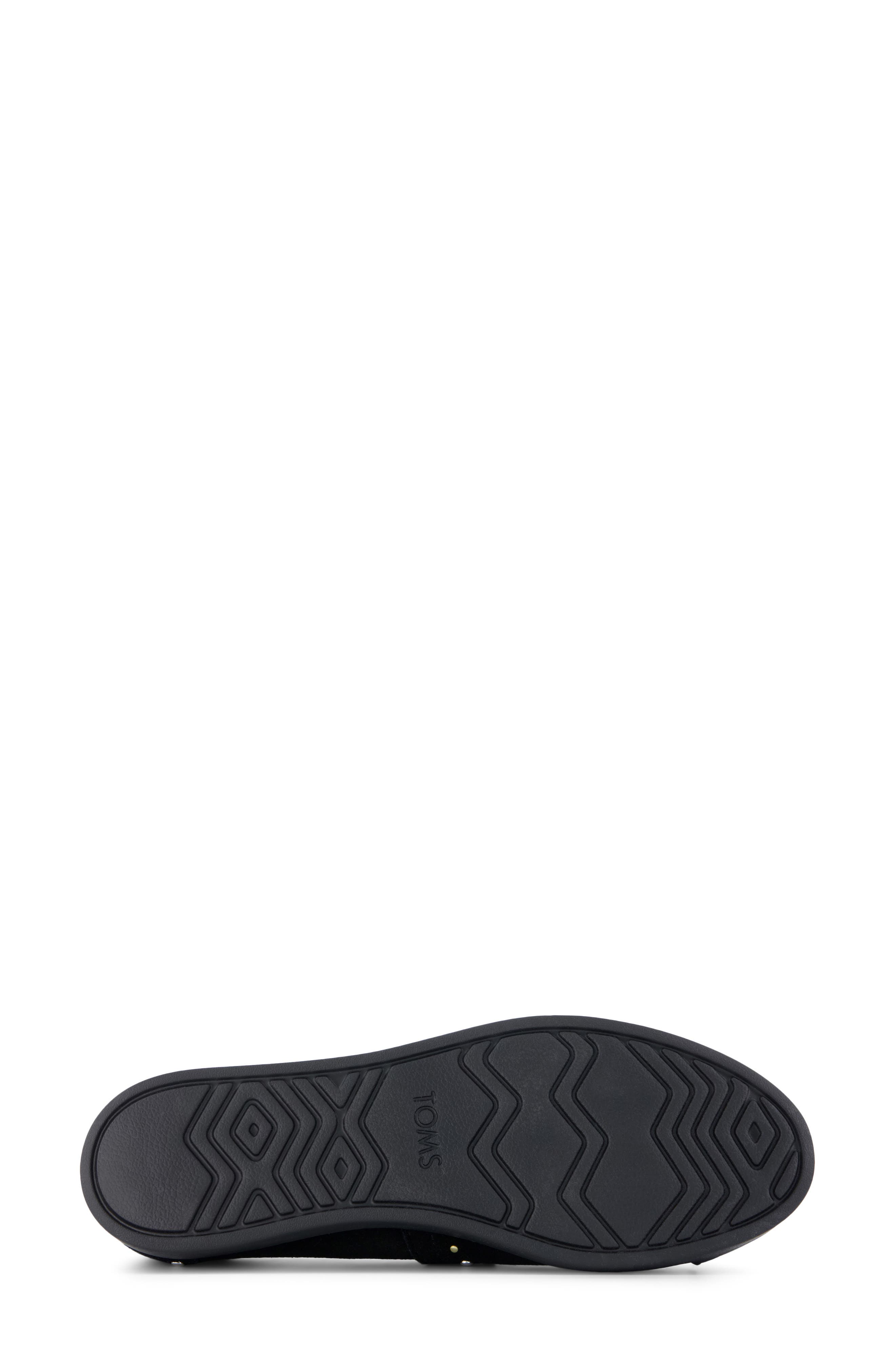 Alpargata Plus Suede Slip-On Sneaker, Alternate, color, BLACK