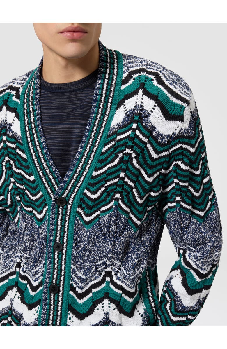 Missoni Striped Cotton-blend Cardigan, Alternate, color, Multicoloured