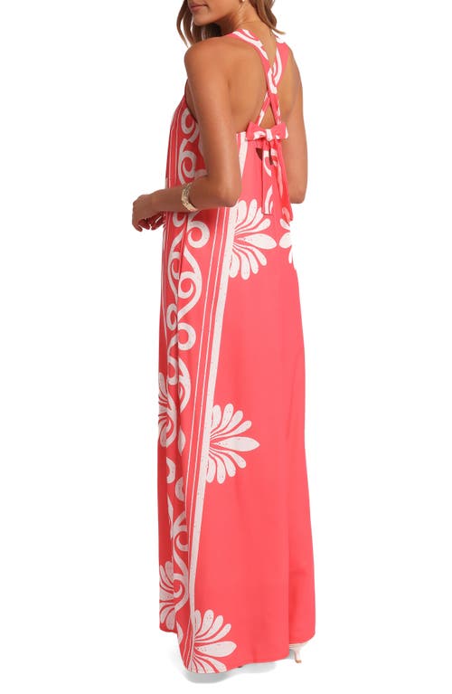 Petal And Pup Petal & Pup Valeria Print Maxi Dress In Pink