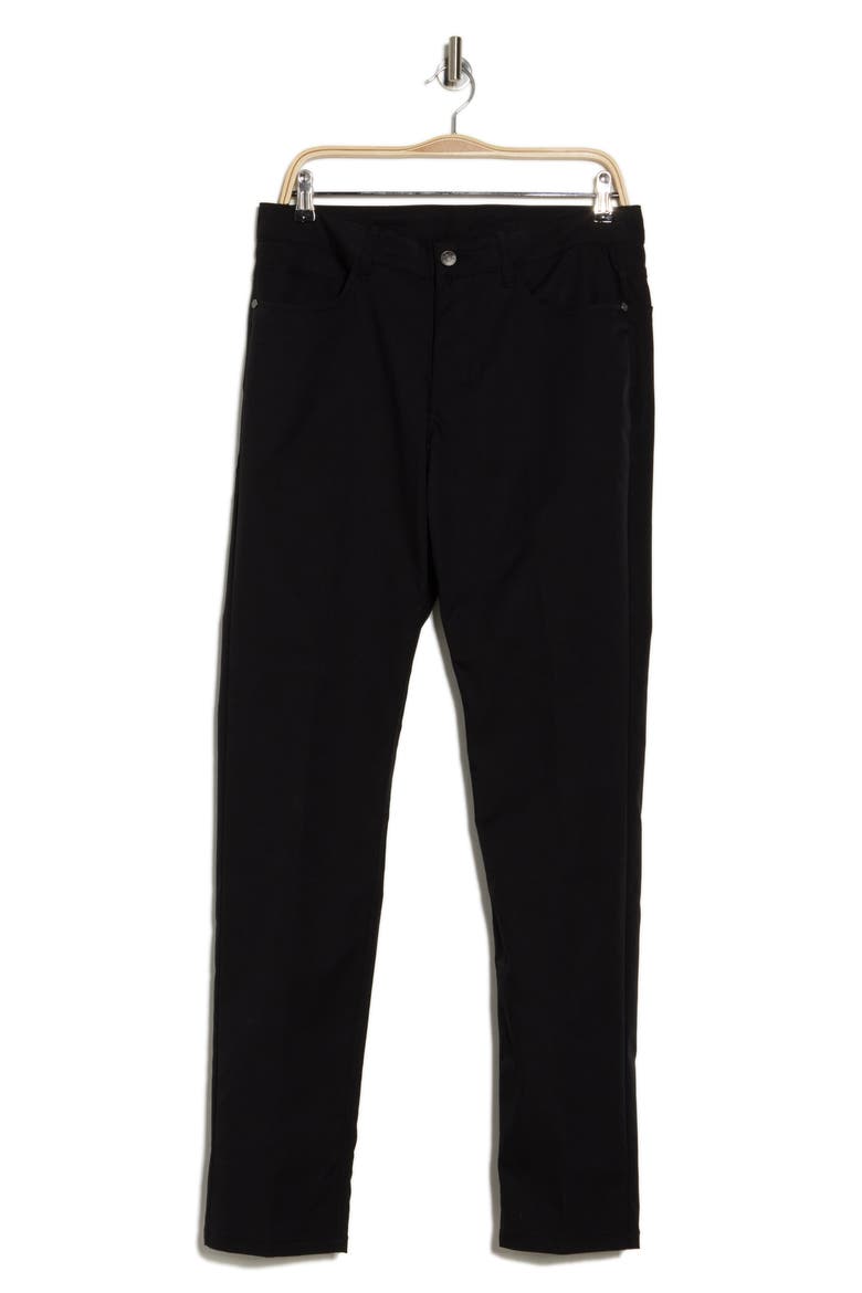 Stretch Performance Pants, Alternate, color, BLACK