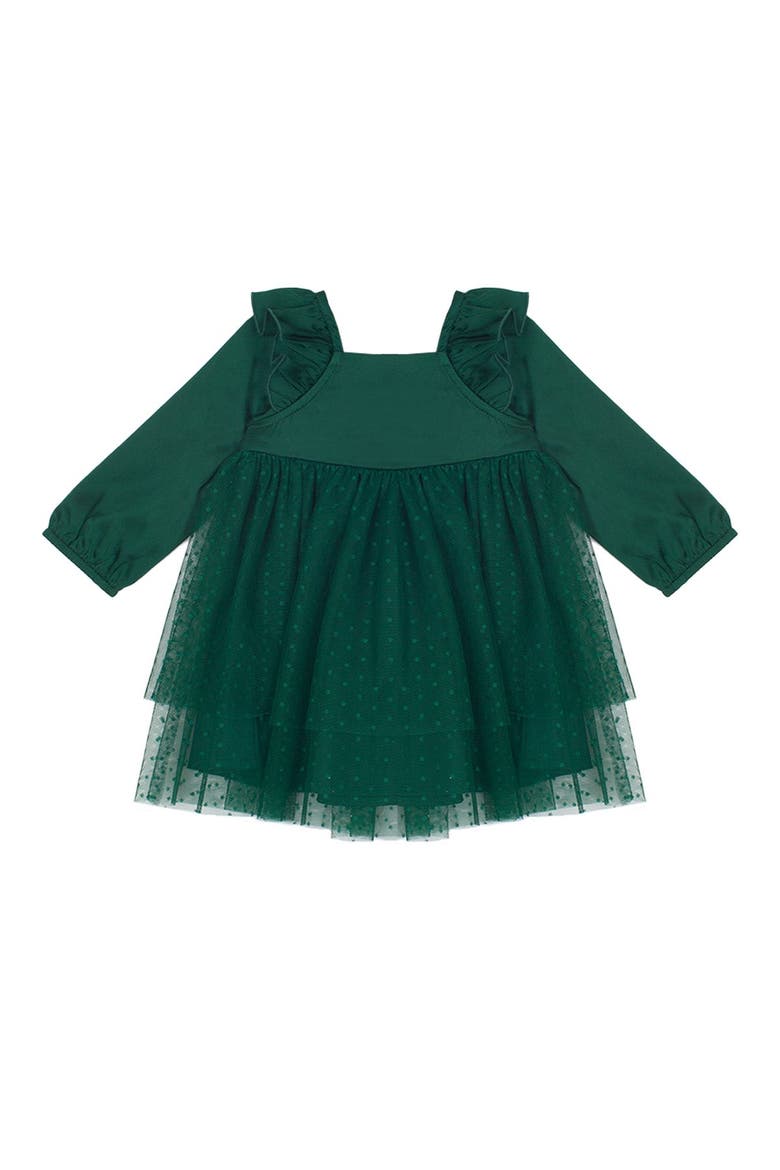 Mistletoe Emerald Dress, Main, color, Green
