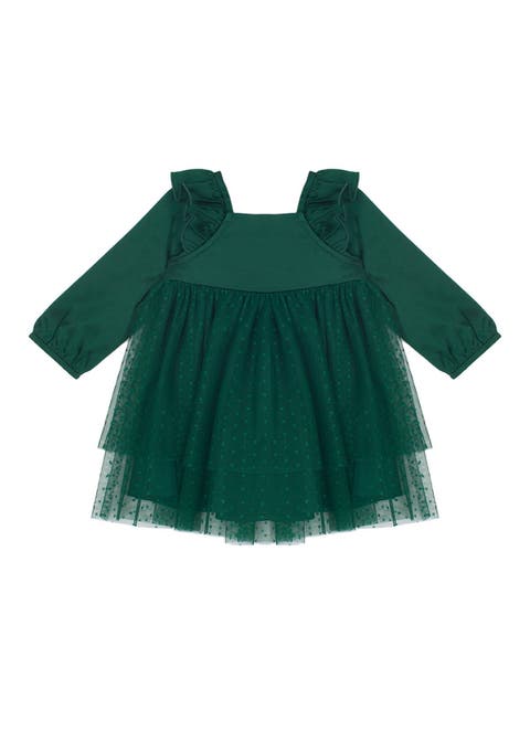 Mistletoe Emerald Dress (Toddler, Little Kid & Big Kid)