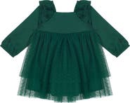 Isobella & Chloe Mistletoe Emerald Dress