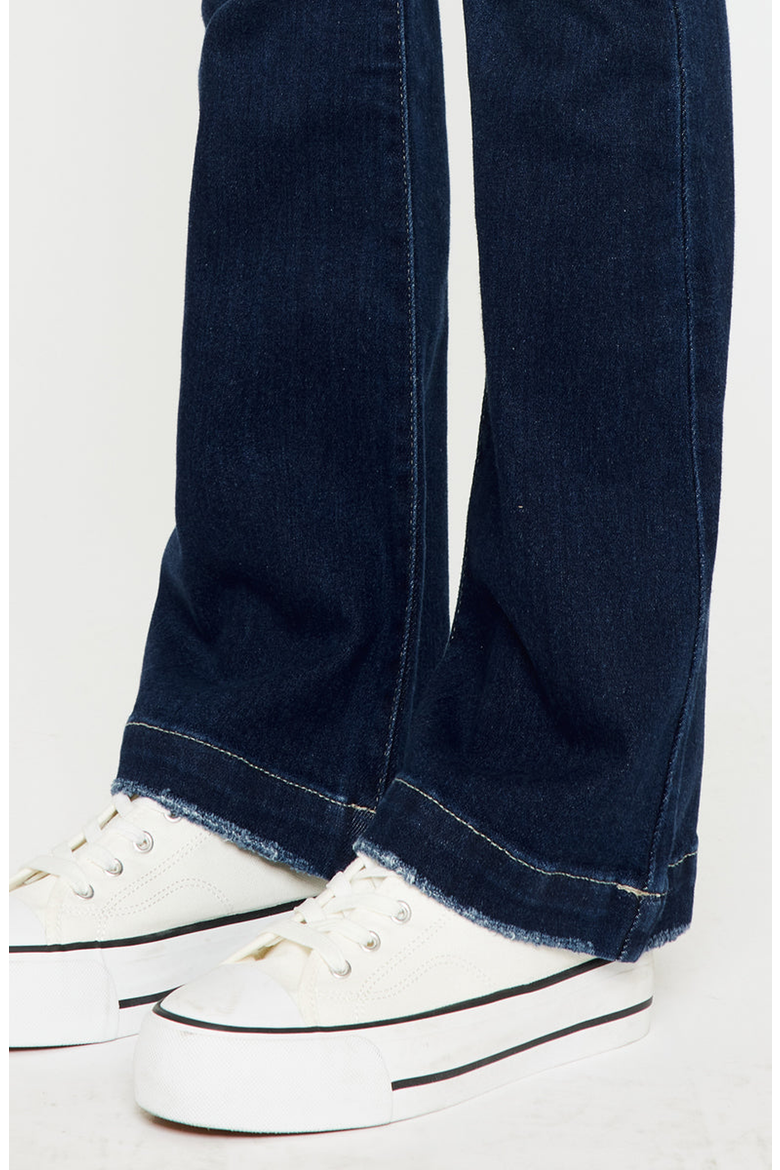 Akita High Rise Bootcut Stretch Jeans, Alternate, color, Dark Wash
