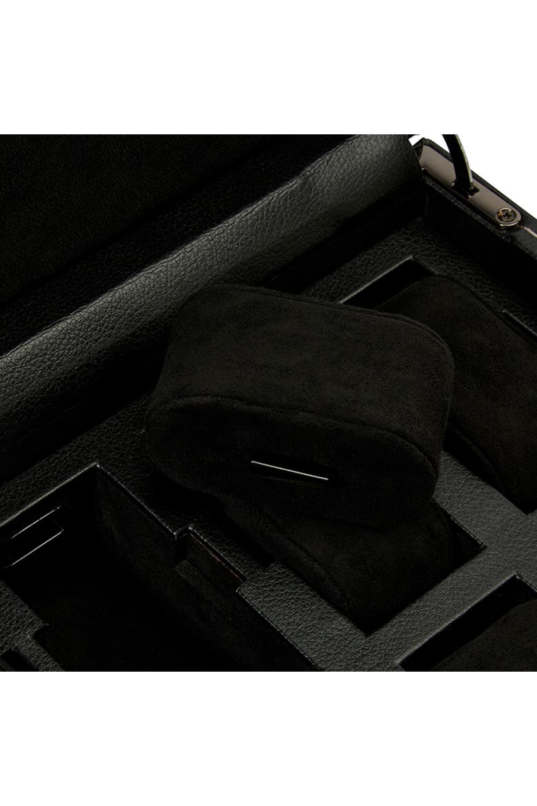 British Racing 10 Piece Watch Box, Alternate, color, Black