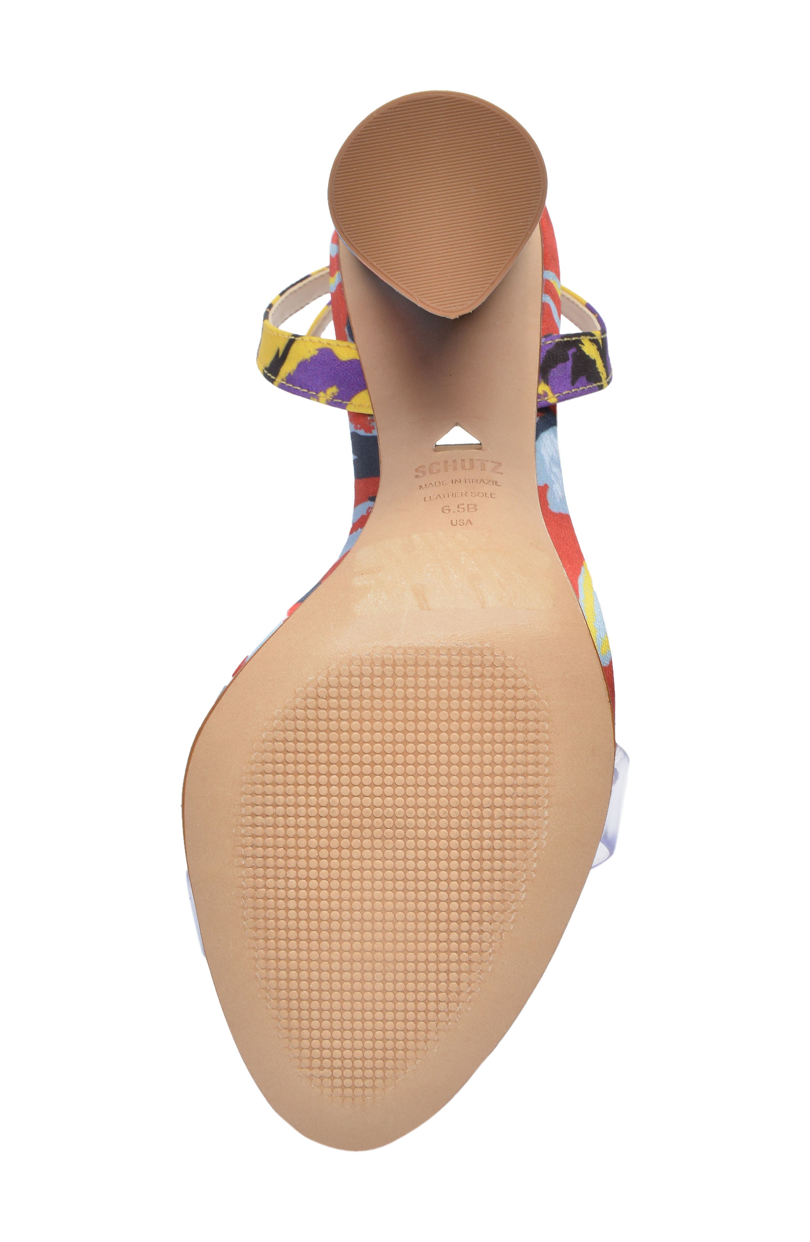 Schutz x Adriana Lima Vinyl Sandal, Alternate, color, 