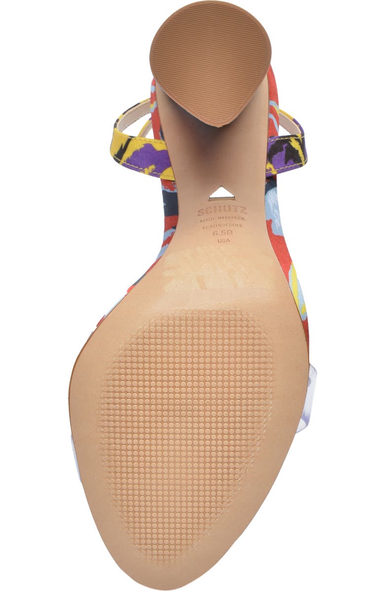 Schutz x Adriana Lima Vinyl Sandal, Alternate, color,