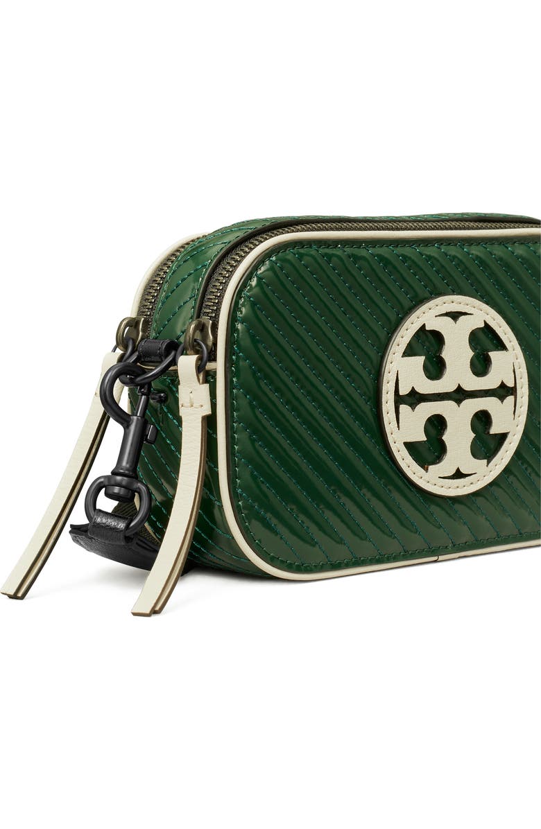 Tory Burch Miller Quilted Patent Leather Crossbody Bag, Alternate, color,