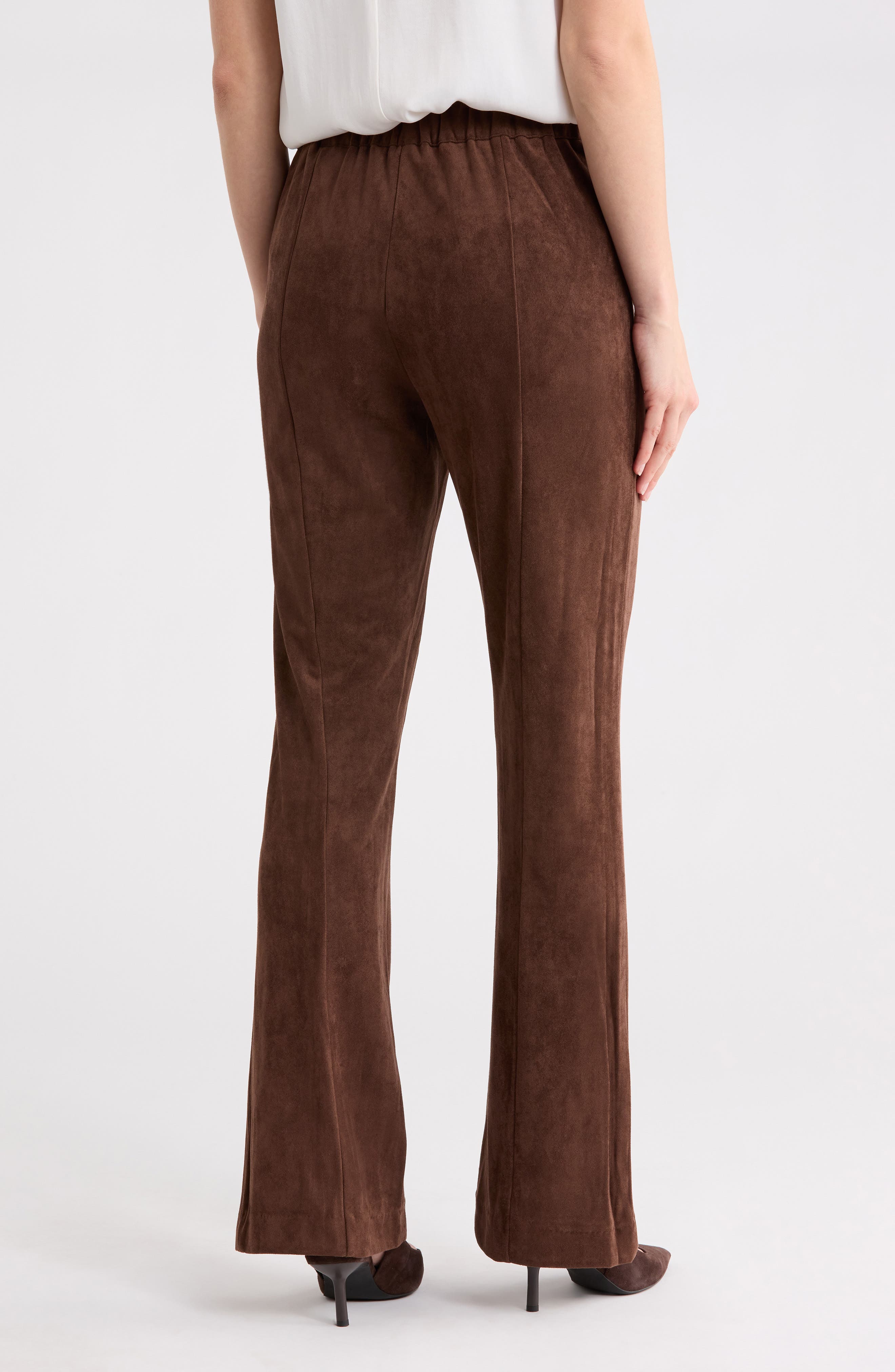 Faux Suede Bootcut Pants - image 4