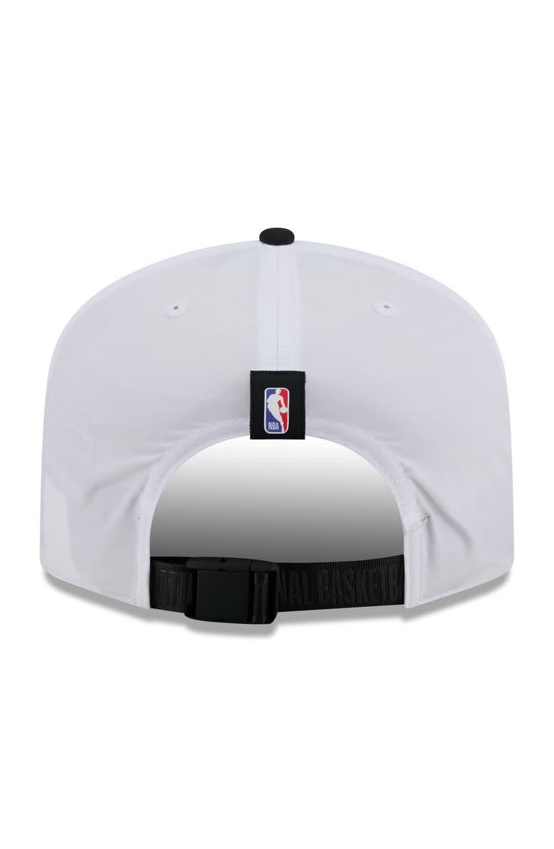 New Era Men's New Era White/Black San Antonio Spurs 2025 NBA Draft On-Stage Nylon 19TWENTY Adjustable Hat, Alternate, color, 