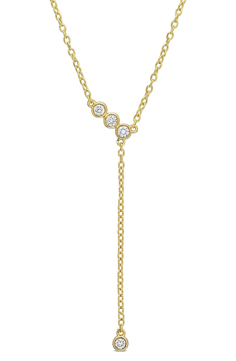 Created Forever Lab Grown Diamond Lariat Necklace - 0.13ct., Main, color, 