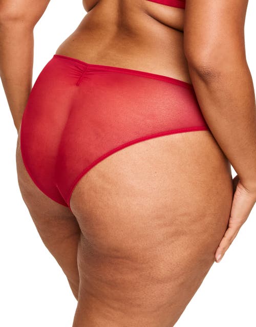Adore Me Libi Cheeky Panties In Dark Red