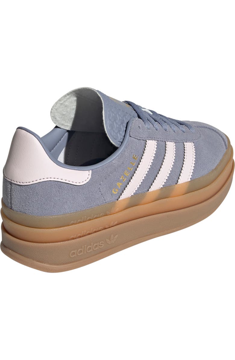 adidas Kids' Gazelle Bold Sneaker, Alternate, color, Silvio/Alm
