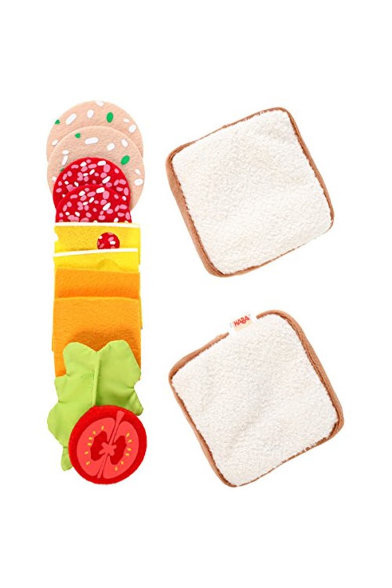 Soft Sandwich Play Food Set - 12-Piece Pretend Lunch Kit for Kids - Toy Kitchen Accessories for Imaginative Cooking & Role-Play for 3 Years & Up, Alternate, color, Multi