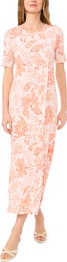 Vince Camuto Print Maxi Dress