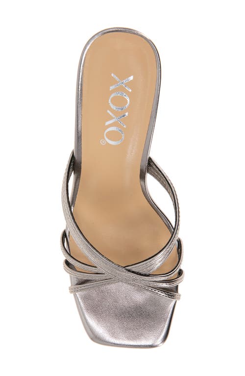 Xoxo Fanny Sandal In Gunmetal