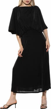 Alexia Admor Avenelle Drape Maxi Dress