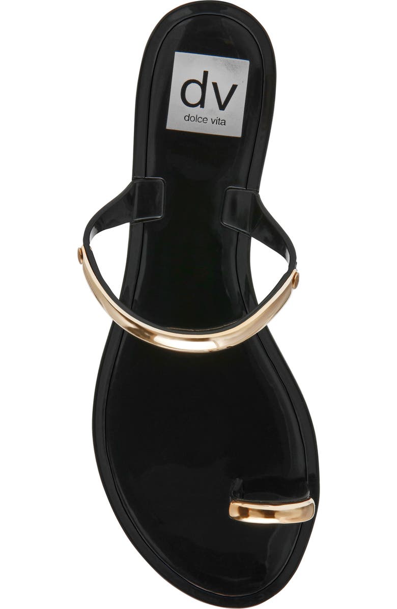 DV by Dolce Vita Ivonna Toe Loop Sandal, Alternate, color, Black