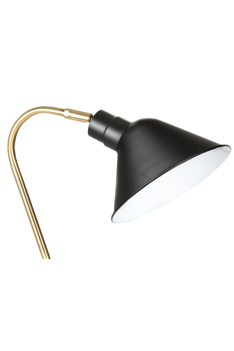Mae 20.25" Brass LED Task Lamp, Brass Gold/Black, Alternate, color, Brass Gold