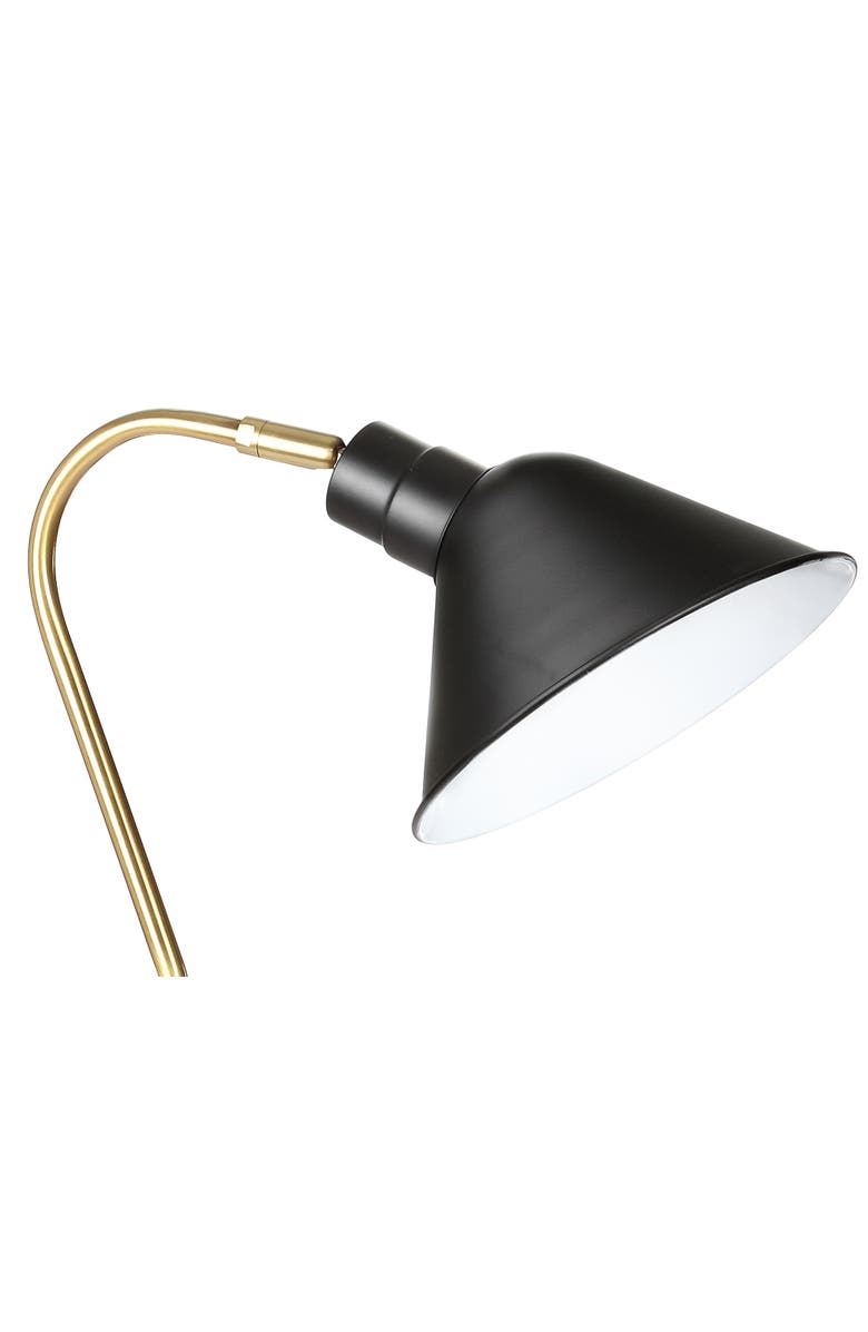 JONATHAN Y Mae 20.25" Brass LED Task Lamp, Brass Gold/Black, Alternate, color, Brass Gold
