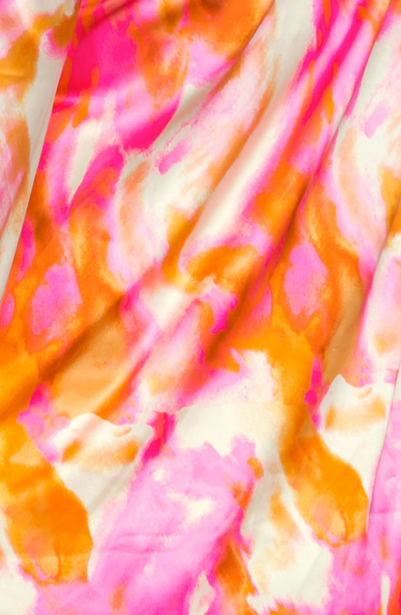Ruffle Sleeve Satin Top - image 2