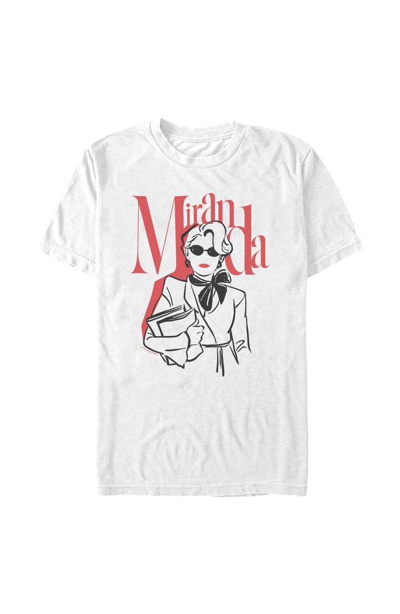 The Devil Wears Prada 2 Men's The Devil Wears Prada 2 Chic Miranda Graphic T-Shirt, Main, color, White