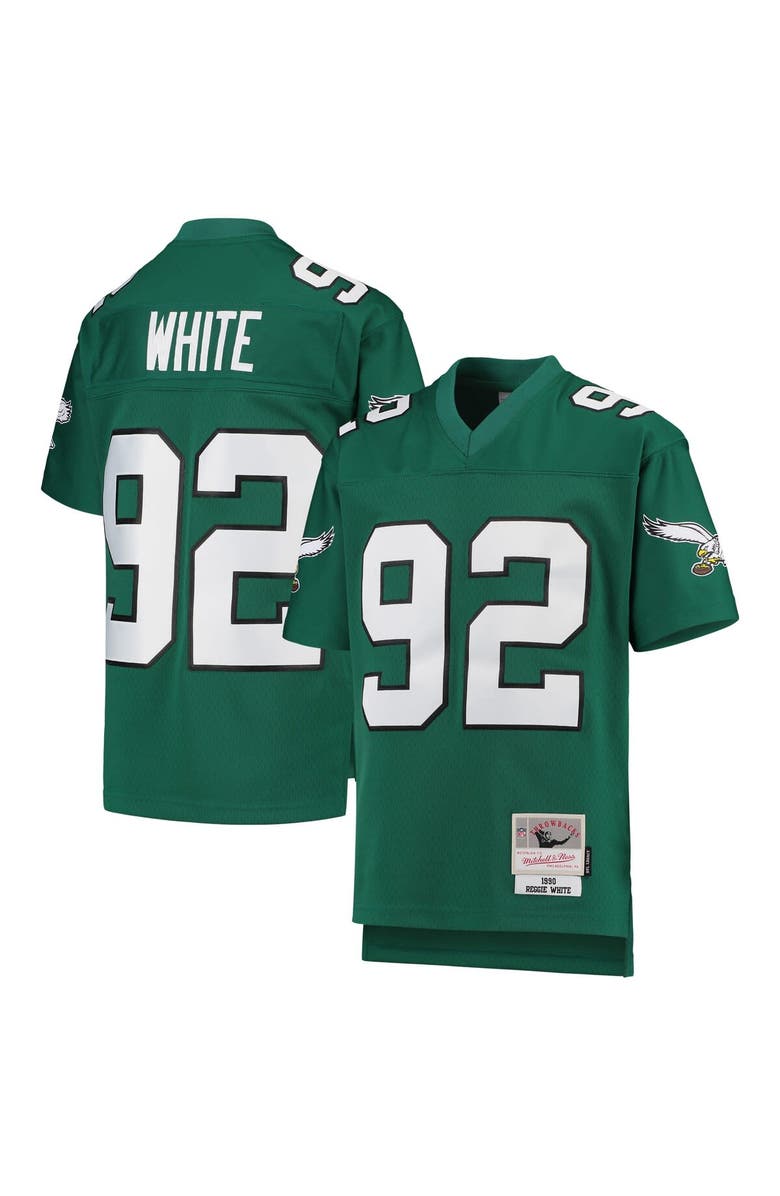 Mitchell & Ness Youth Mitchell & Ness Reggie White Green Philadelphia Eagles 1990 Legacy Retired Player Jersey, Main, color, Green