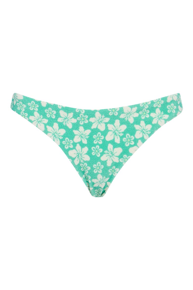 Nocturnal Cheeky Swim Bottoms, Alternate, color, PALM PARADISE