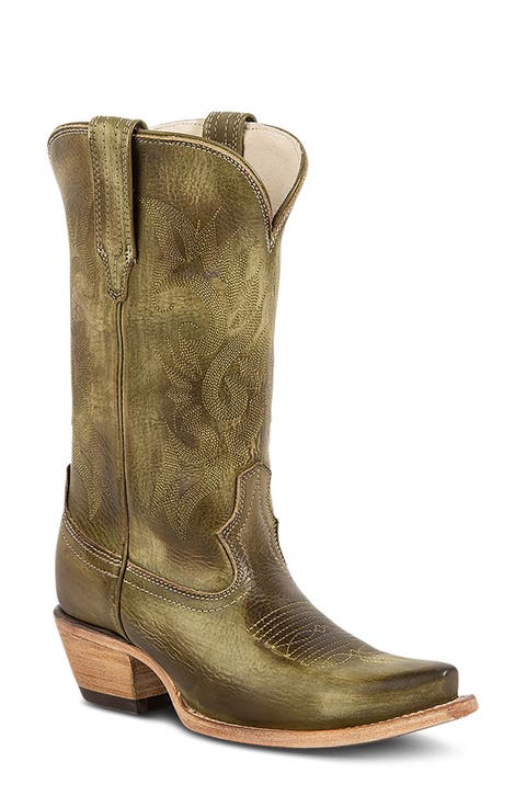 Woody Leather Western Boot
