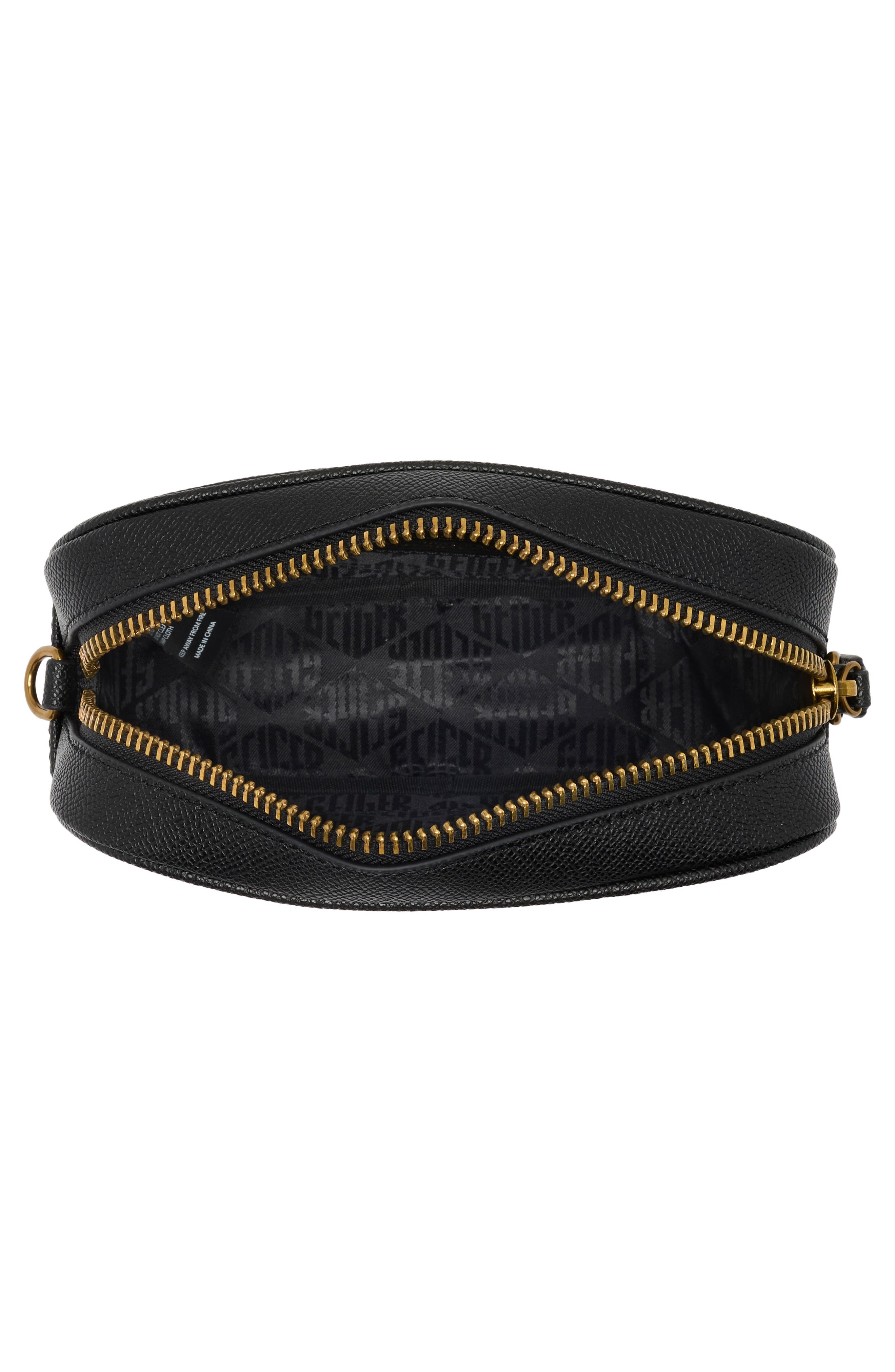 Greenwich Leather Camera Bag, Alternate, color, BLACK