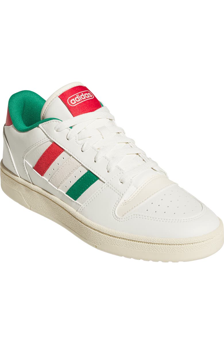 adidas Break Start Sneaker, Main, color, Off White/ Red/ Bold Green