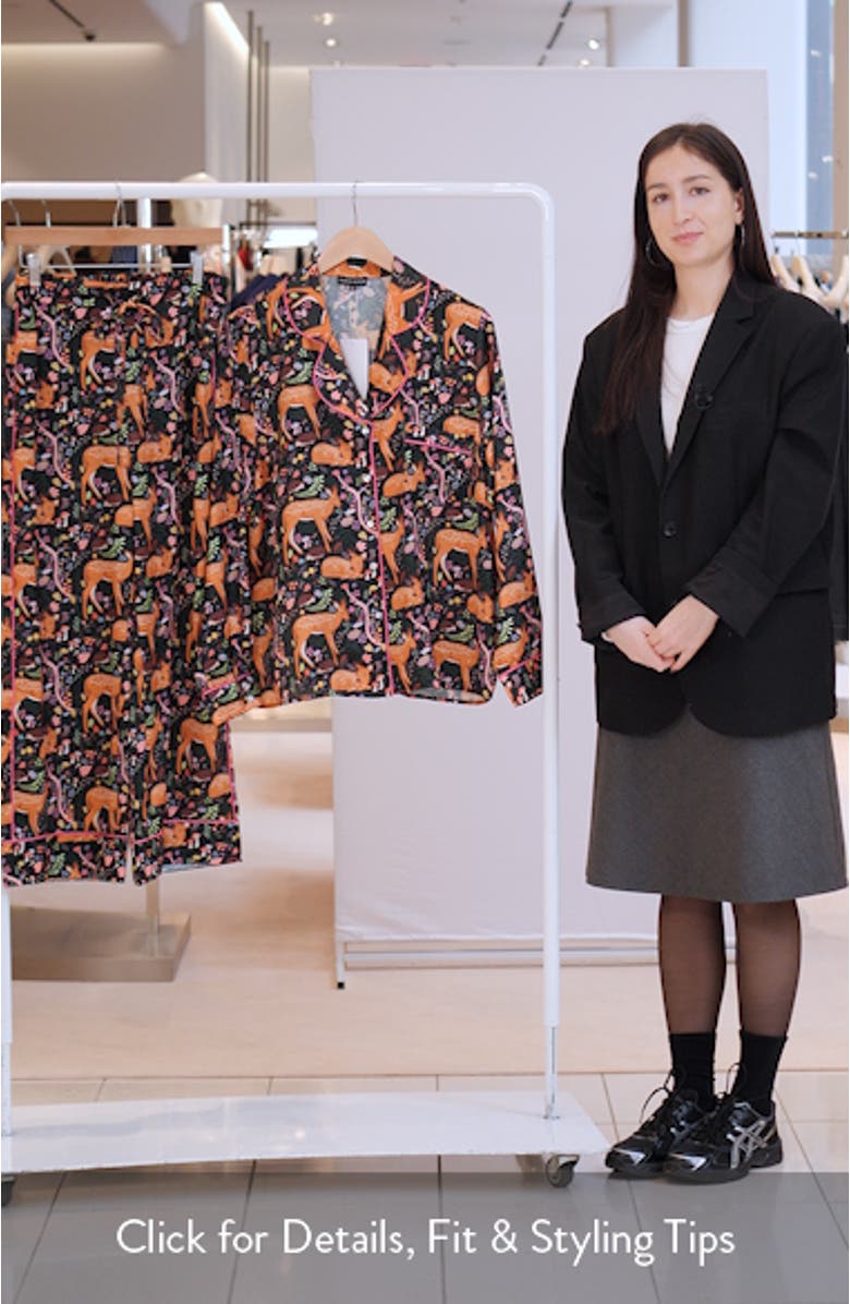 Flora & Fawns Long Sleeve Pajamas, sales video thumbnail