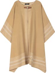 Lauren Ralph Lauren Jacquard Belting Ruana