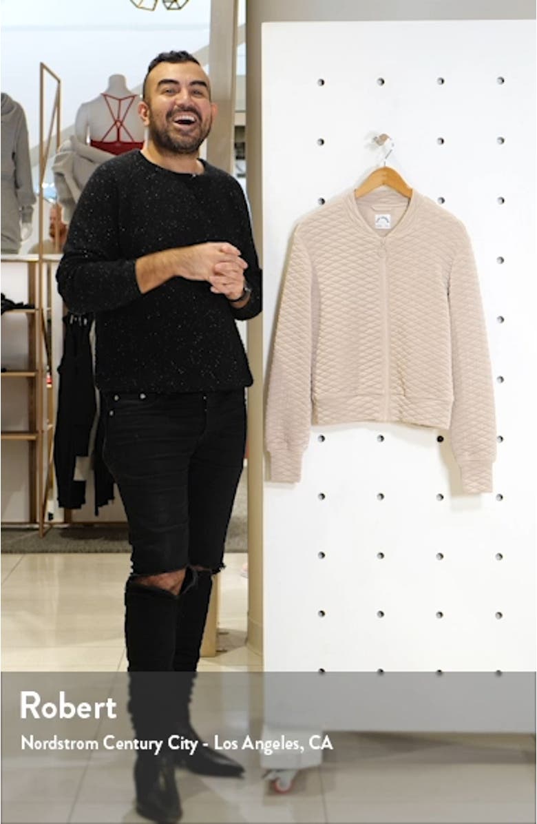 Jagger Quilted Bomber Jacket, sales video thumbnail