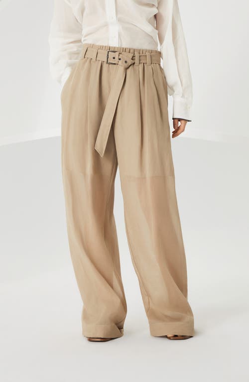 Brunello Cucinelli Explorer Track Trousers In Beige