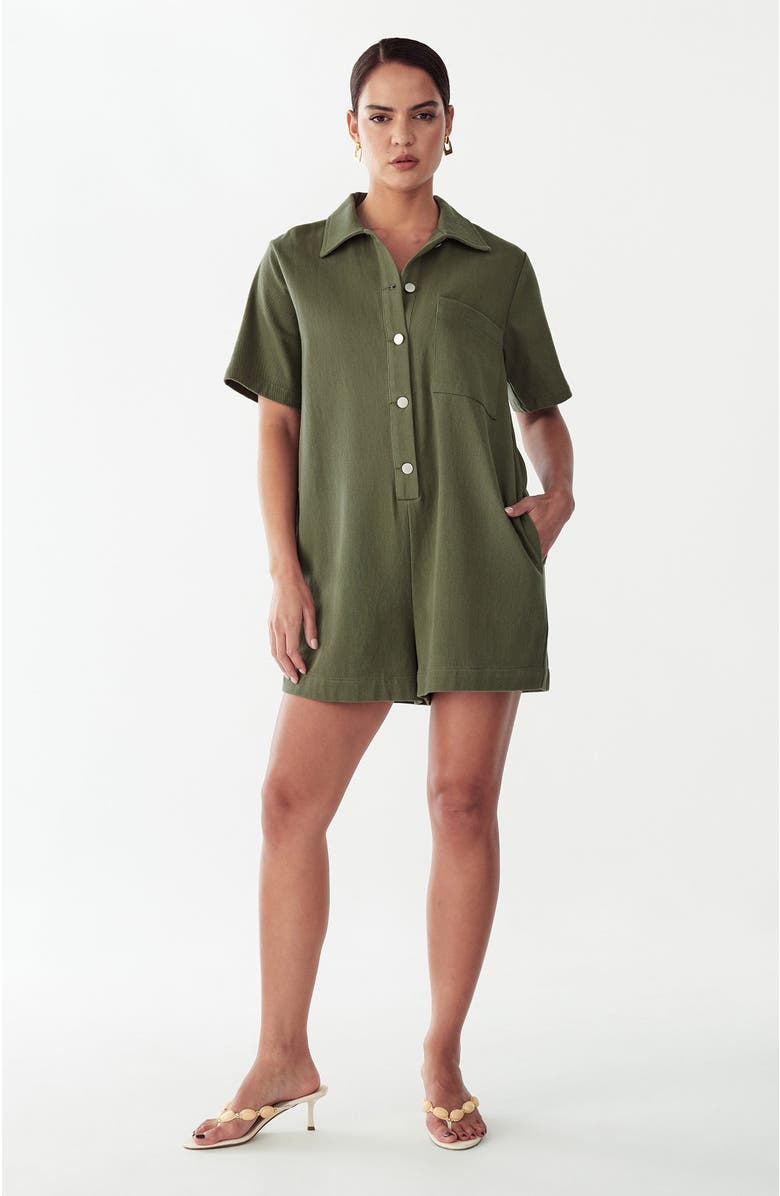 ST MRLO Sandra Romper, Main, color, Olive