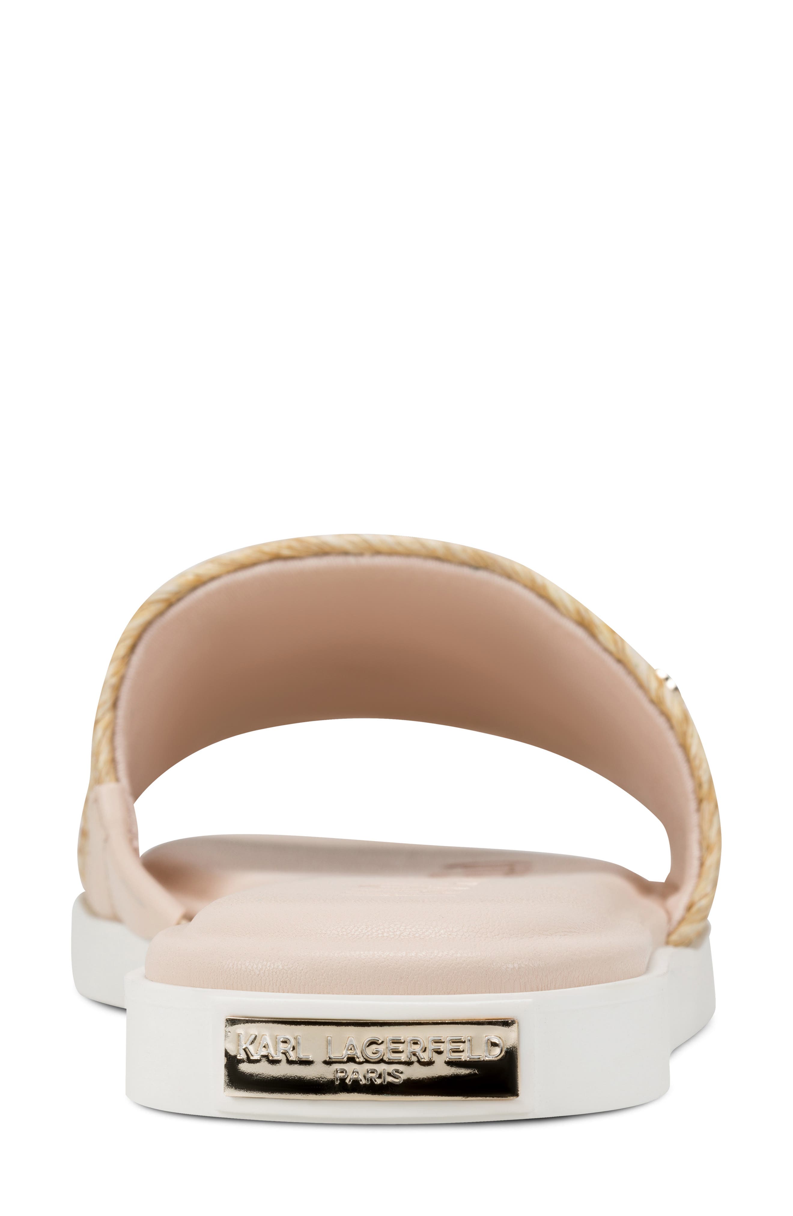 KARL LAGERFELD PARIS Carenza Atelier Slide Sandal, Alternate, color, Natural