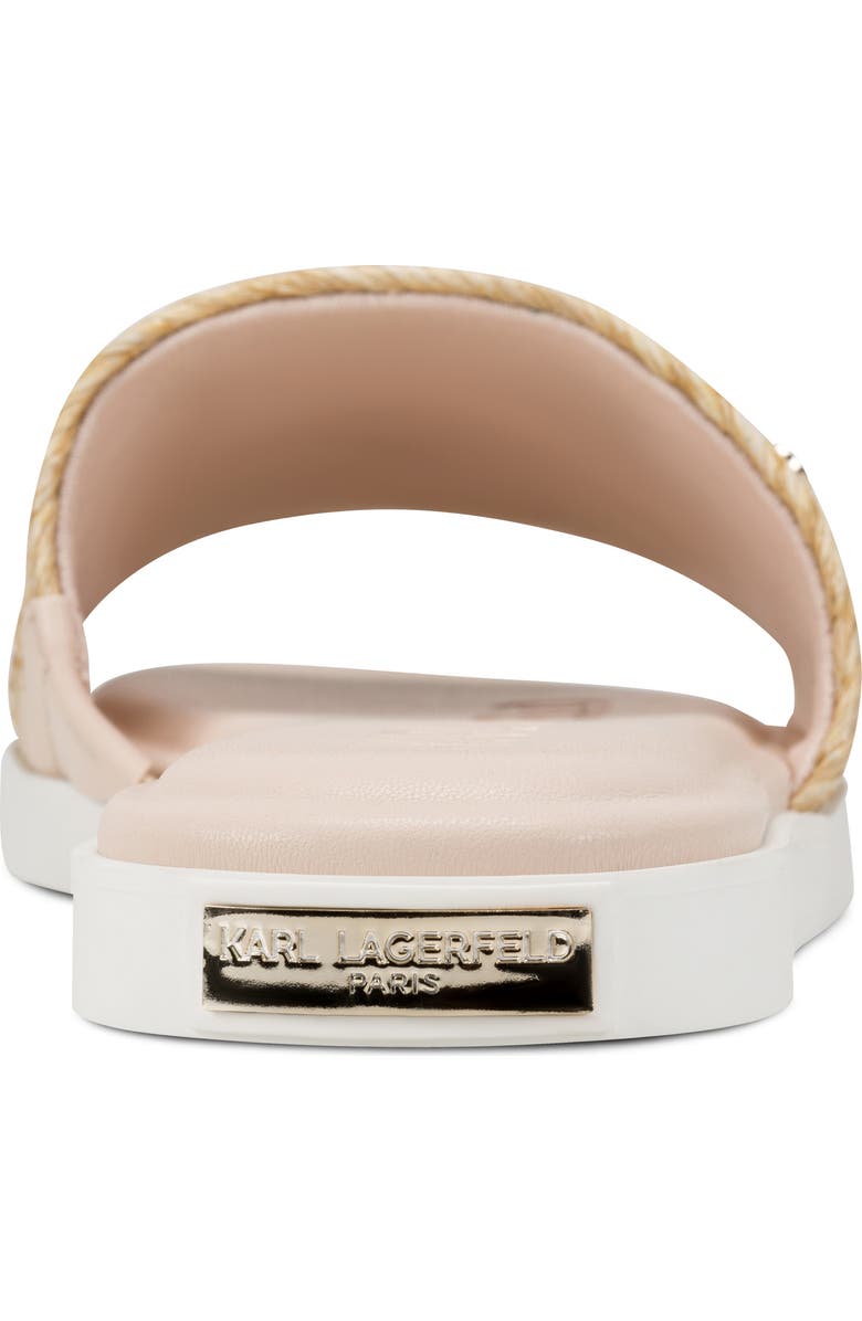 KARL LAGERFELD PARIS Carenza Atelier Slide Sandal, Alternate, color, Natural
