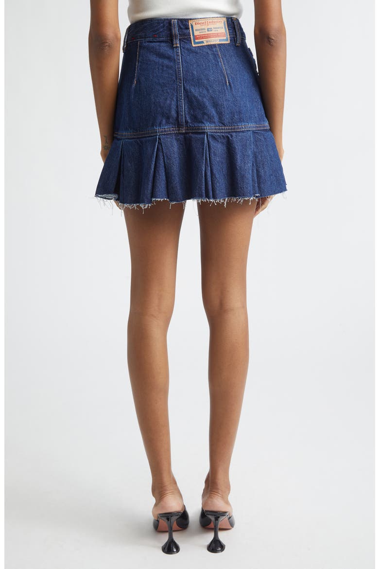 Reen Denim Skirt, Alternate, color, DENIM
