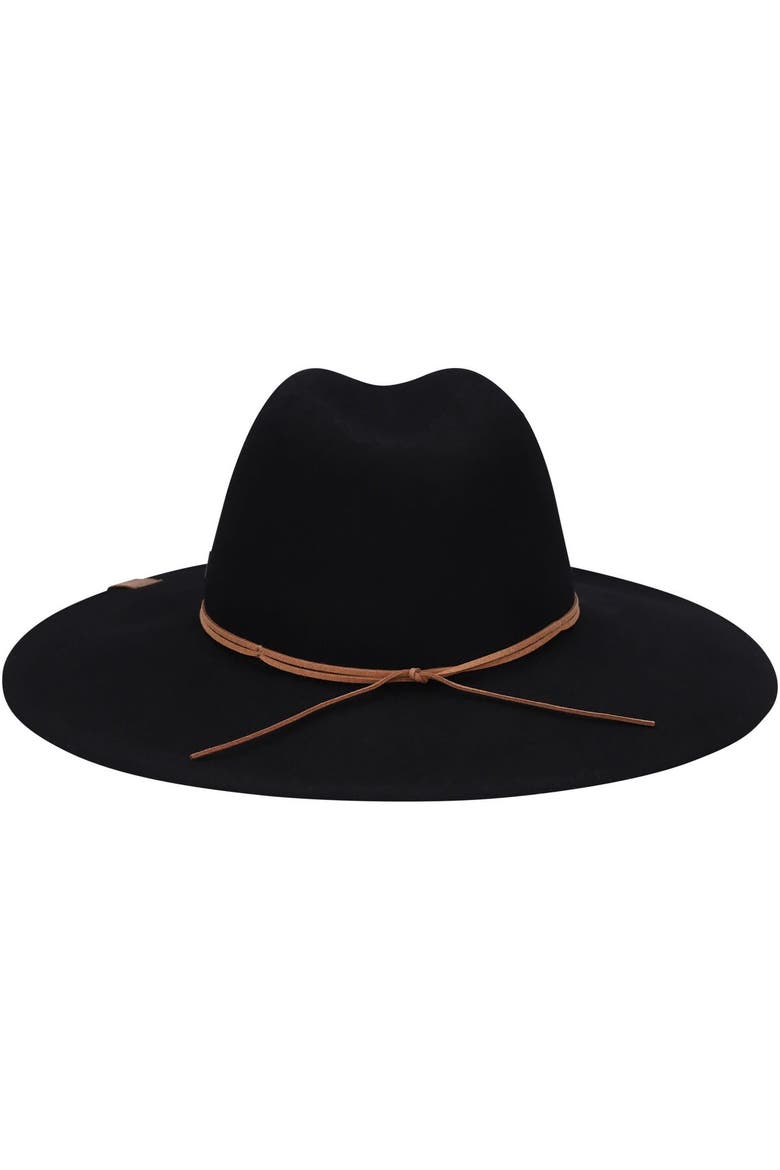 Women's New Era Black Denver Broncos Willow Wide Brim Fedora, Alternate, color, Black