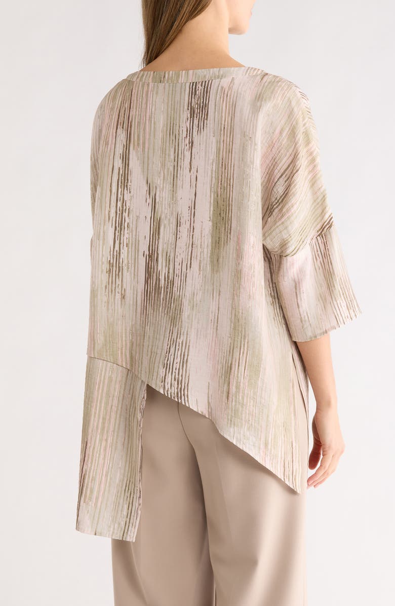 PATRIZIA LUCA Uneven Hem Tunic Shirt, Alternate, color, Pink